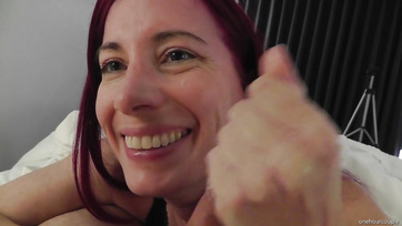 Red-Haired MILF Wife Pleasures Willingly!