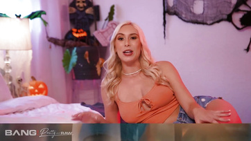 Two hard cocks properly fuck the blonde babe