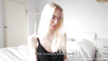 Big-boobed schoolgirl seduces her teacher
