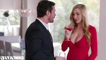 The boss fucked the sexy little secretary