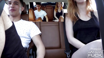 We got turned on in the car, then continued at home!