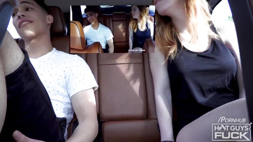We got turned on in the car, then continued at home!