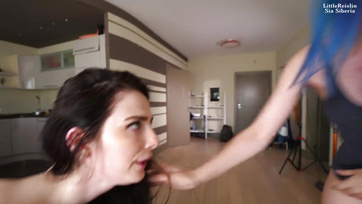 My stepbrother caught me with my girlfriend and joined in as the third