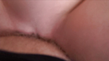 Flawless teenage girl rides my cock during workout