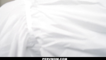 Beautiful Busty MILF Mom and Her Delicious Hairy Pussy