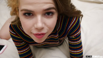 Perverted Family - Alone at Home with My Petite Stepsister