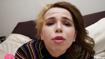 Perverted Family - Alone at Home with My Petite Stepsister