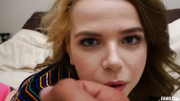 Perverted Family - Alone at Home with My Petite Stepsister