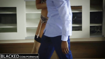 Roughly Fucked by Black Guys: Busty Babe Takes It Hard