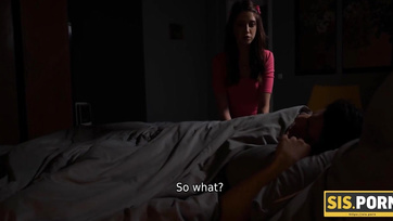 Sneaked into the Stepbrother's Bed at Night: Sweet Petite Girl