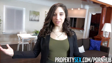 A college guy fucks the big-titted real estate agent