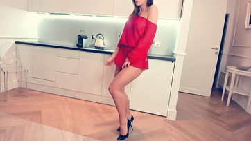 Her Panties Were Pulled Down and Her Smooth Little Pussy Got Fucked