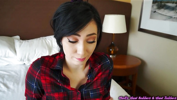 Stylish Hipster Girl with a Sexy Shaved Pussy Gets Sucked and Fucked
