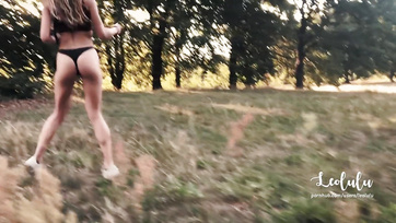 Public Park Sex with Two Sexy Teen Babes