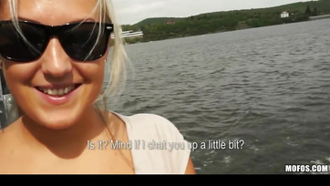 Public Czech Sexbomb with Huge Tits Fucks for Cash