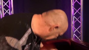 Fucking the German slut in front of her friend's eyes