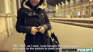 Sweet Budapest Teen Publicly Picked Up and Roughly Spanked for a Little Cash
