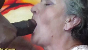 Curvy Hungarian Granny Gets Fucked by a Black Guy for the First Time in Her Life