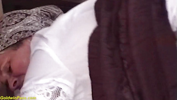 83-Year-Old Granny Sucks Young Boy's Cock on the Farm - Hungarian Porn