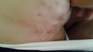 Hardcore anal pounding of the big-assed Hungarian wife with a dildo.