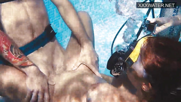 Underwater Sex with a Girl - I Dived into Her Pussy