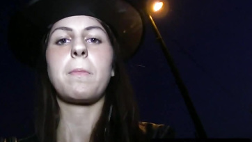 Young Hungarian babe creamed and fucked on Halloween night