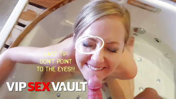 Blonde Hungarian Babe Goes Wild with her Foreign Lover