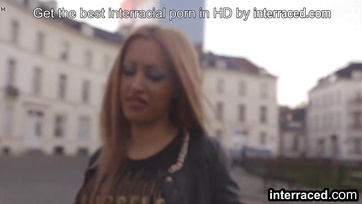 The black stud successfully seduced a tight Hungarian girl