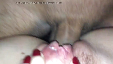 I took my wife's hairy pussy by surprise - amateur Hungarian sex video