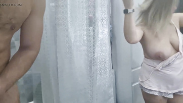 My Busty Step-Mom Helped Me Jerk Off in the Bathroom