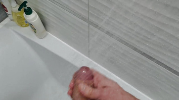 My Busty Step-Mom Helped Me Jerk Off in the Bathroom