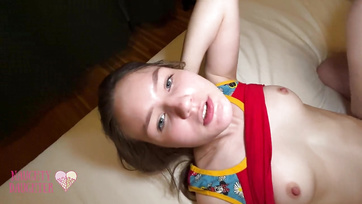 My Step-Sister Slut Never Expected Me to Cum Inside Her Pussy
