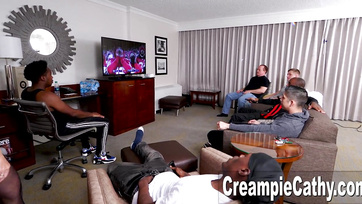 A Playful Teen and a MILF Wife Ride Black Guys' Cocks
