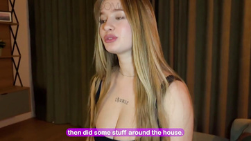 Trading Cash for a Taste of Her Sweet Pussy with a Busty Teen