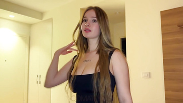 Trading Cash for a Taste of Her Sweet Pussy with a Busty Teen