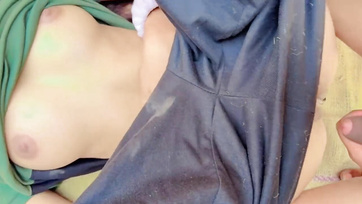 Hard-Dicked Boyfriend Fucks Charming Rural Teen Outdoors