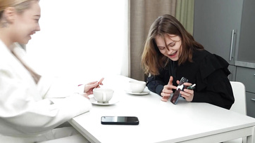 The World's Best Wife Lets Husband Fuck Girlfriend in Front of Her  
Hot Wife Watches Hubby Fuck Girlfriend's Ass