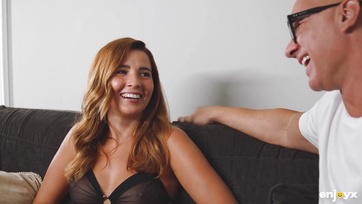 Bald Guy Punishes Naughty Young Girl with His Huge Dick