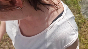 Curvy Housewife Gets Wild Outdoors with a Client