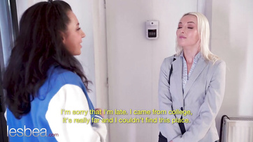 Irresistible Offer: Lesbian Realtor Seduces College Cutie