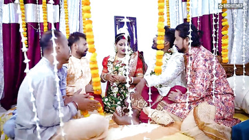 Öt kanos fickóval kefélt a bevállalós indiai feleség az esküvője éjszakáján