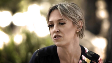 Big-titted housewives go wild when one of their husbands arrives  
Big-tit housewives go wild as hubby walks in