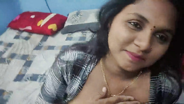 Curvy Babe Surprises Partner with Boobs Out, Hungry for Cock