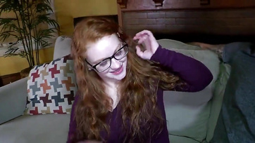 Redhead Teen Deepthroats Huge Cock Before Getting Fucked Hard