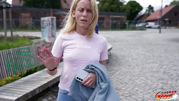 Blonde German Babe Happily Went to Casting with Agent for Some Cash