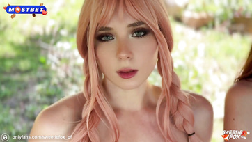 Eden's Hottest Naked Babe Craves to Suck and Ride His Massive Cock