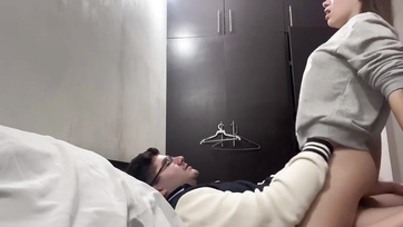 College Girl Came into My Room to Fuck, Not Study