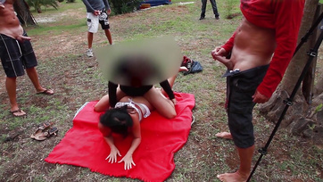 The insatiable MILF doesn't care who fucks her, just fuck her hard.