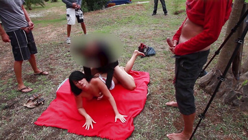 The insatiable MILF doesn't care who fucks her, just fuck her hard.