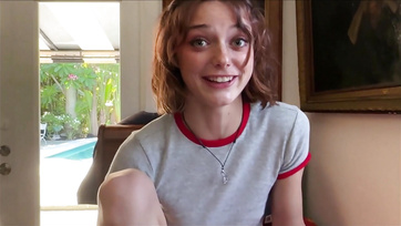 My Step-Sister in Red Craving My Cock in Her Tight Pussy